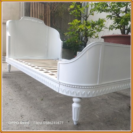 YC07 - 071 Gustavian Twin Bed : Giường Ngủ Châu Âu  - Kích Nệm 99cm x 1m95